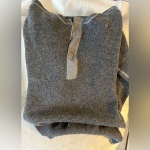 Stanfield’s Heritage wool Henley sweater small NWOT